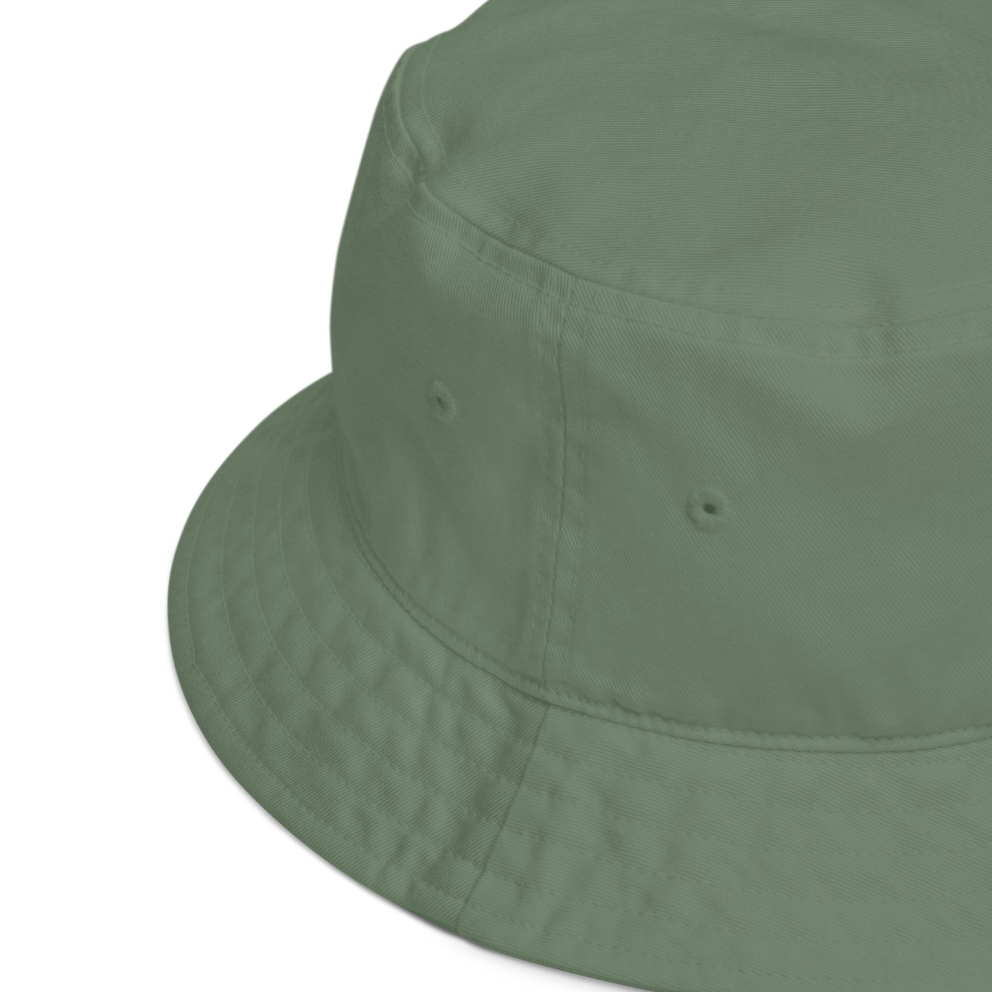 840 Organic bucket hat embroidered