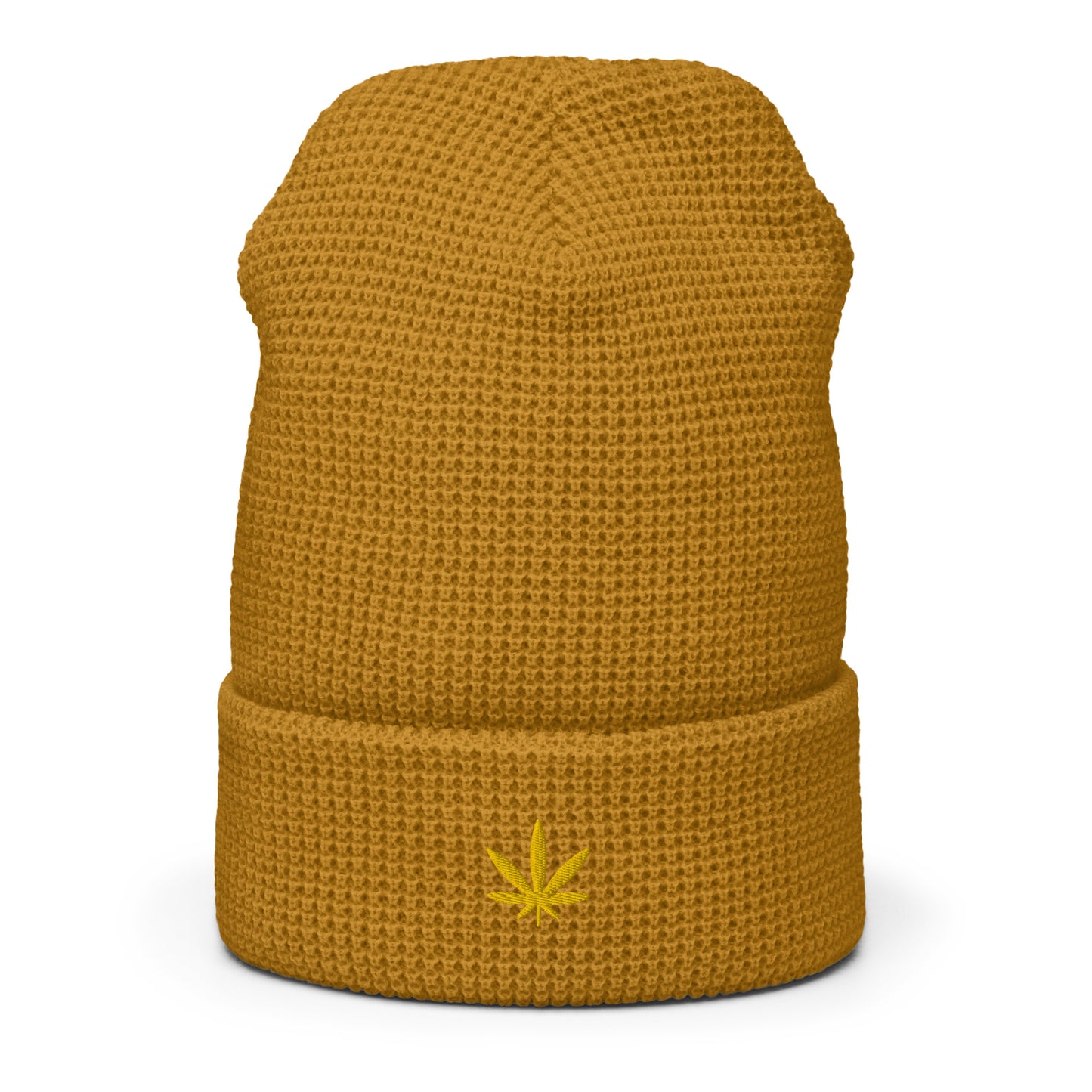 Waffle beanie embroidered